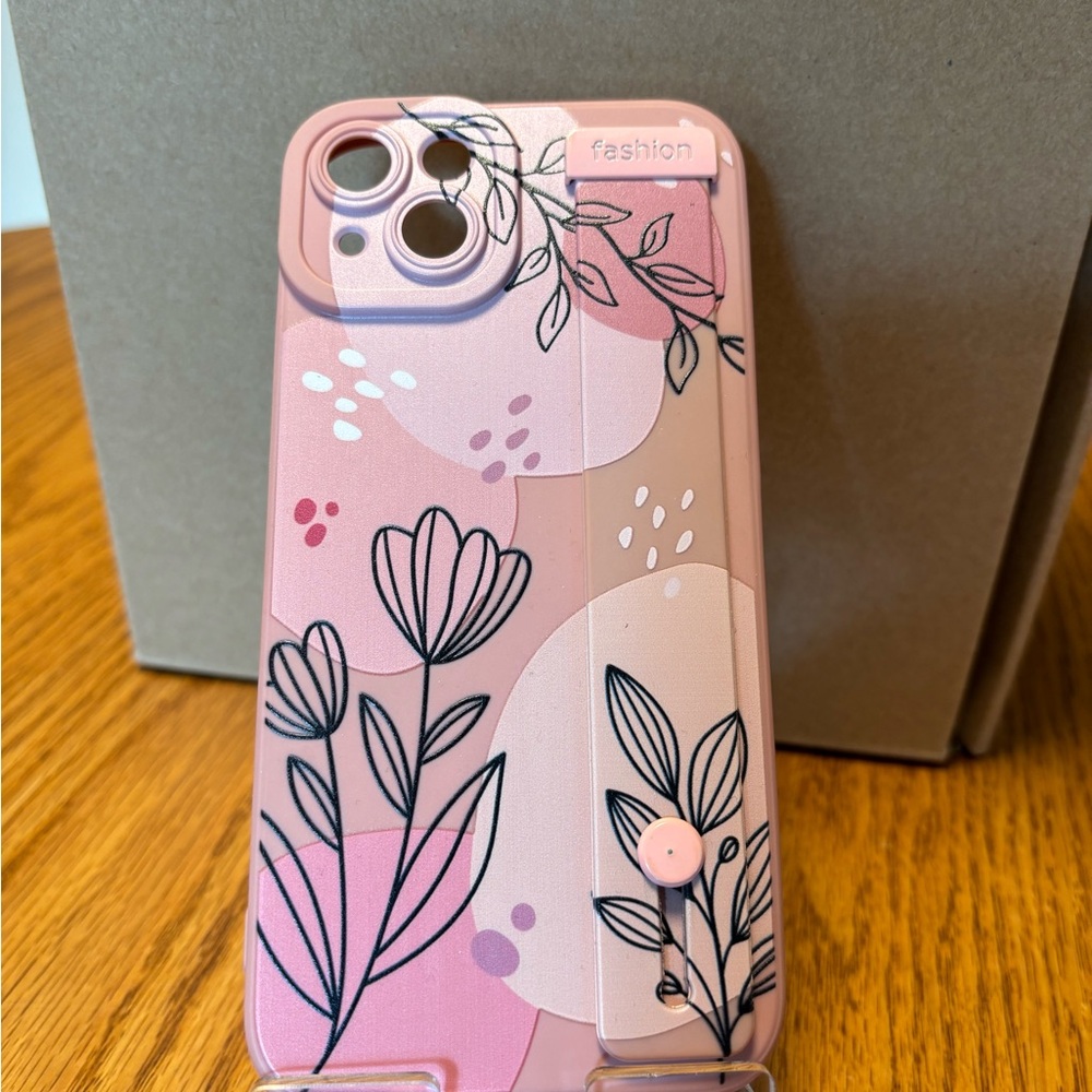 Pink Floral Phone Case Iphone 15plus